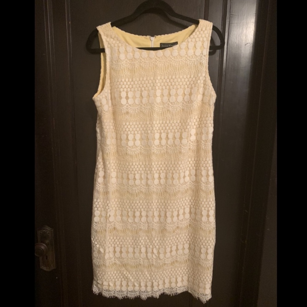 Special Occasion Yellow and White Dress